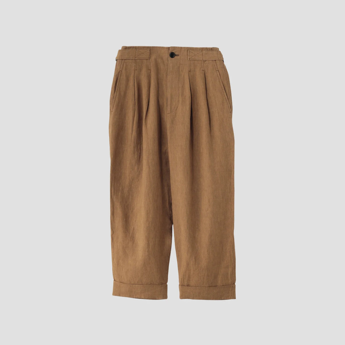 YARN DYED LINEN TROUSERS