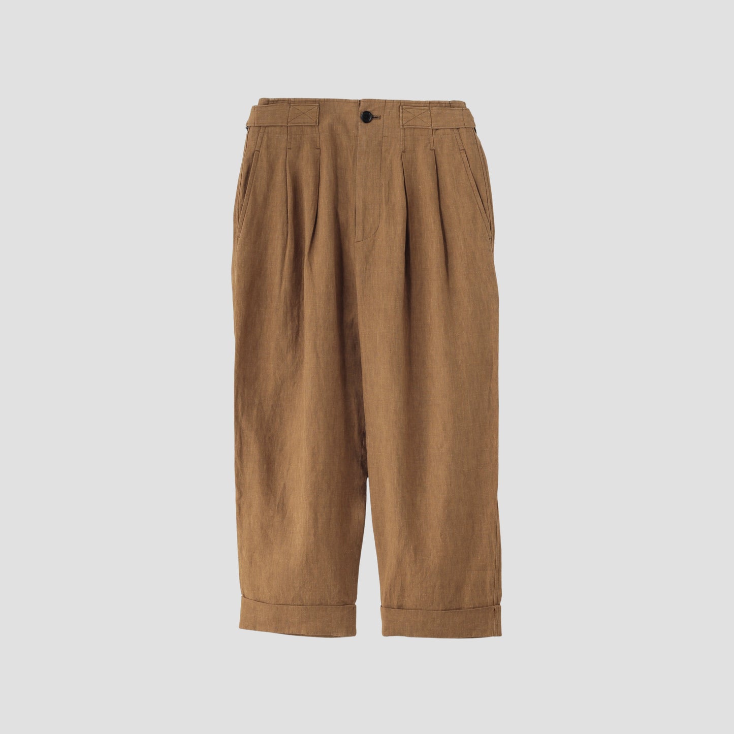 YARN DYED LINEN TROUSERS