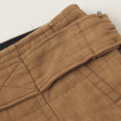 YARN DYED LINEN TROUSERS