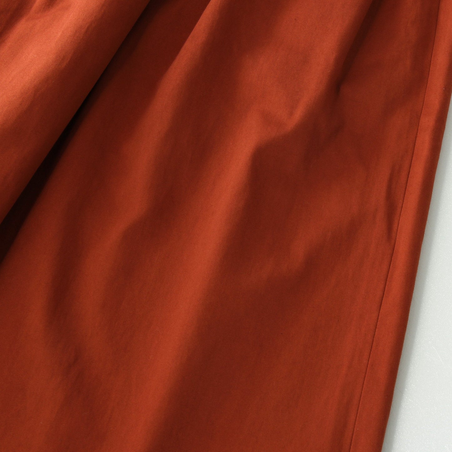 WASHED COTTON SATEEN SKIRT