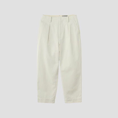 ORGANIC COTTON TWILL TROUSERS