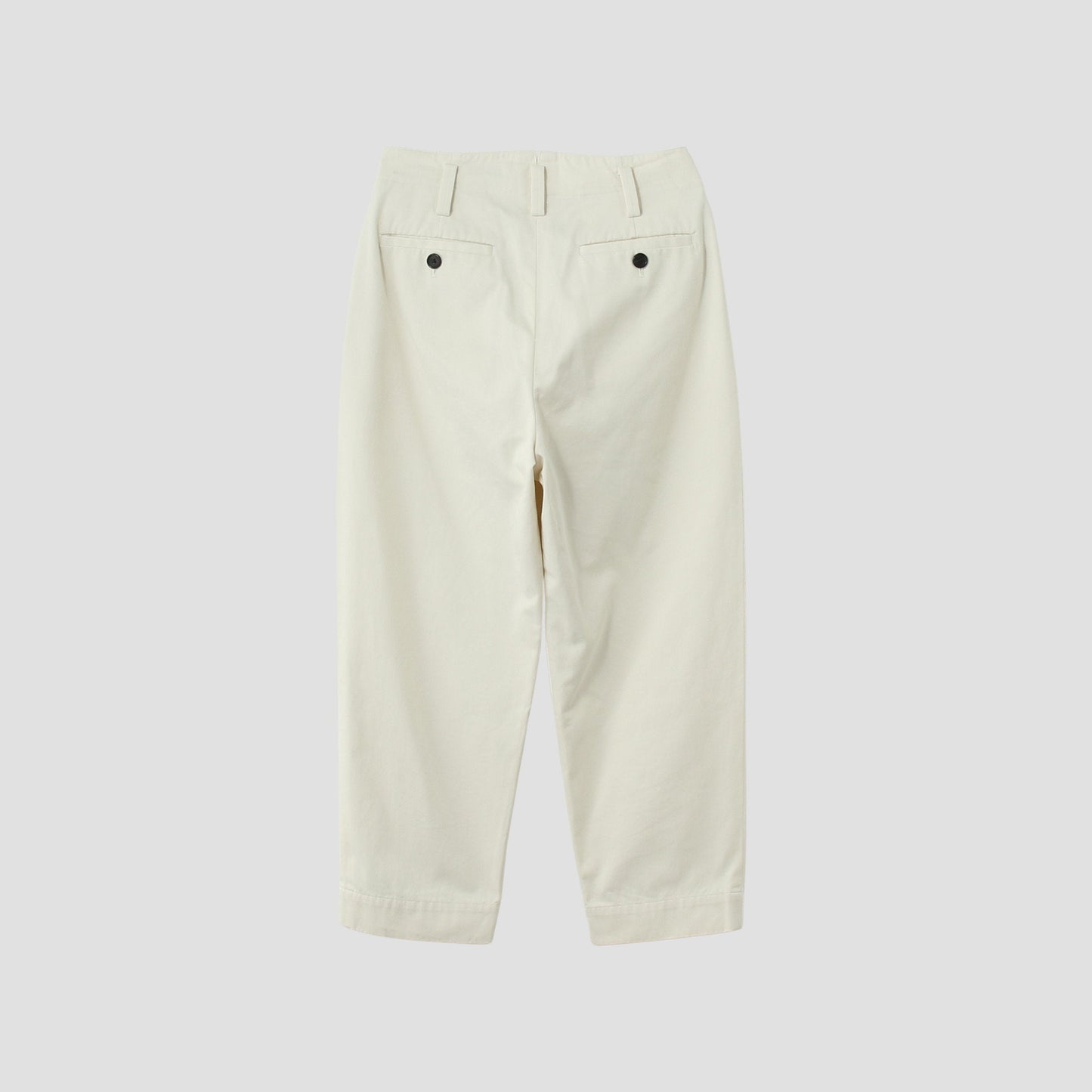 ORGANIC COTTON TWILL TROUSERS