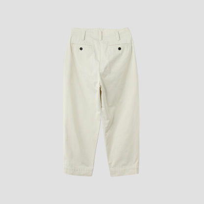 ORGANIC COTTON TWILL TROUSERS