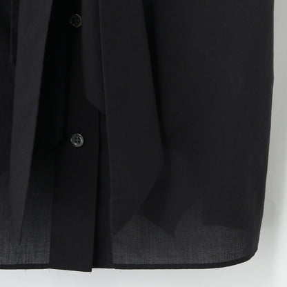 PIECE DYED WASHED COTTON SHIRT