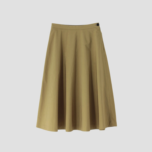 COTTON TAFETTA SKIRT