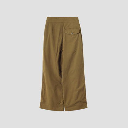 CRISP COTTON TWILL TROUSERS