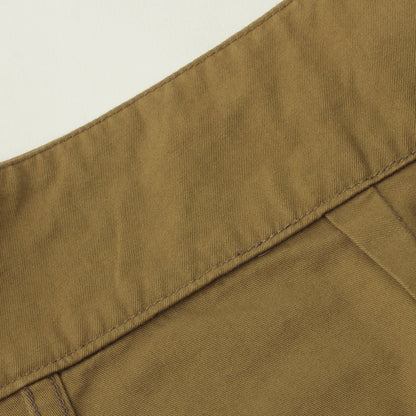 CRISP COTTON TWILL TROUSERS
