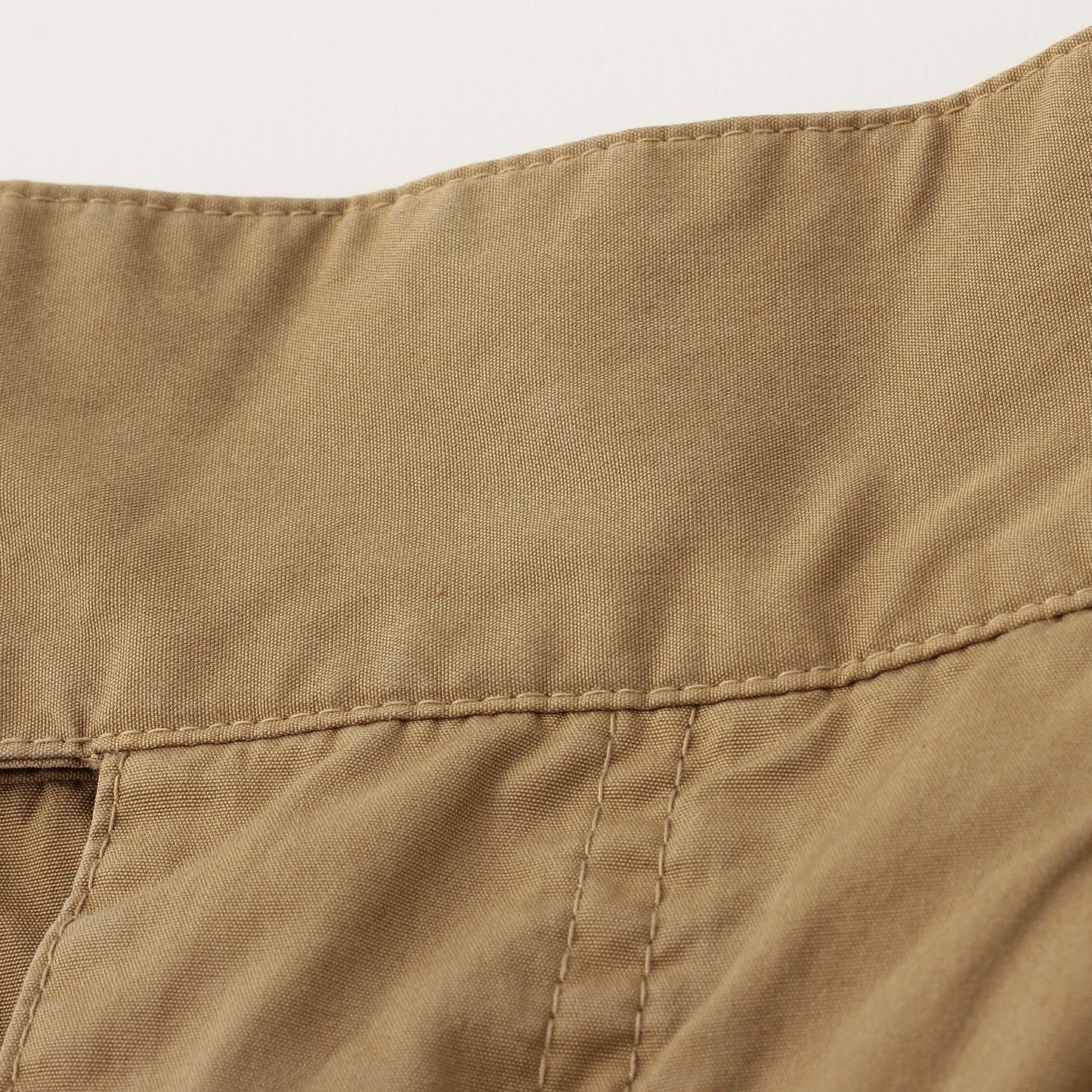 FINE COMPACT COTTON POPLIN TROUSERS