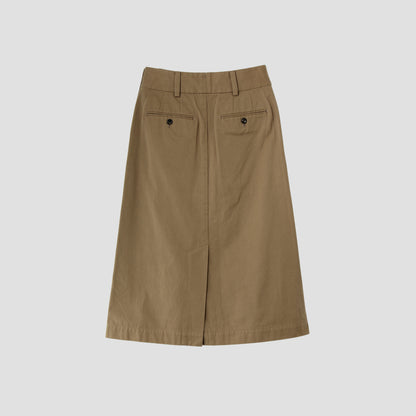 LIGHT COTTON TWILL SKIRT