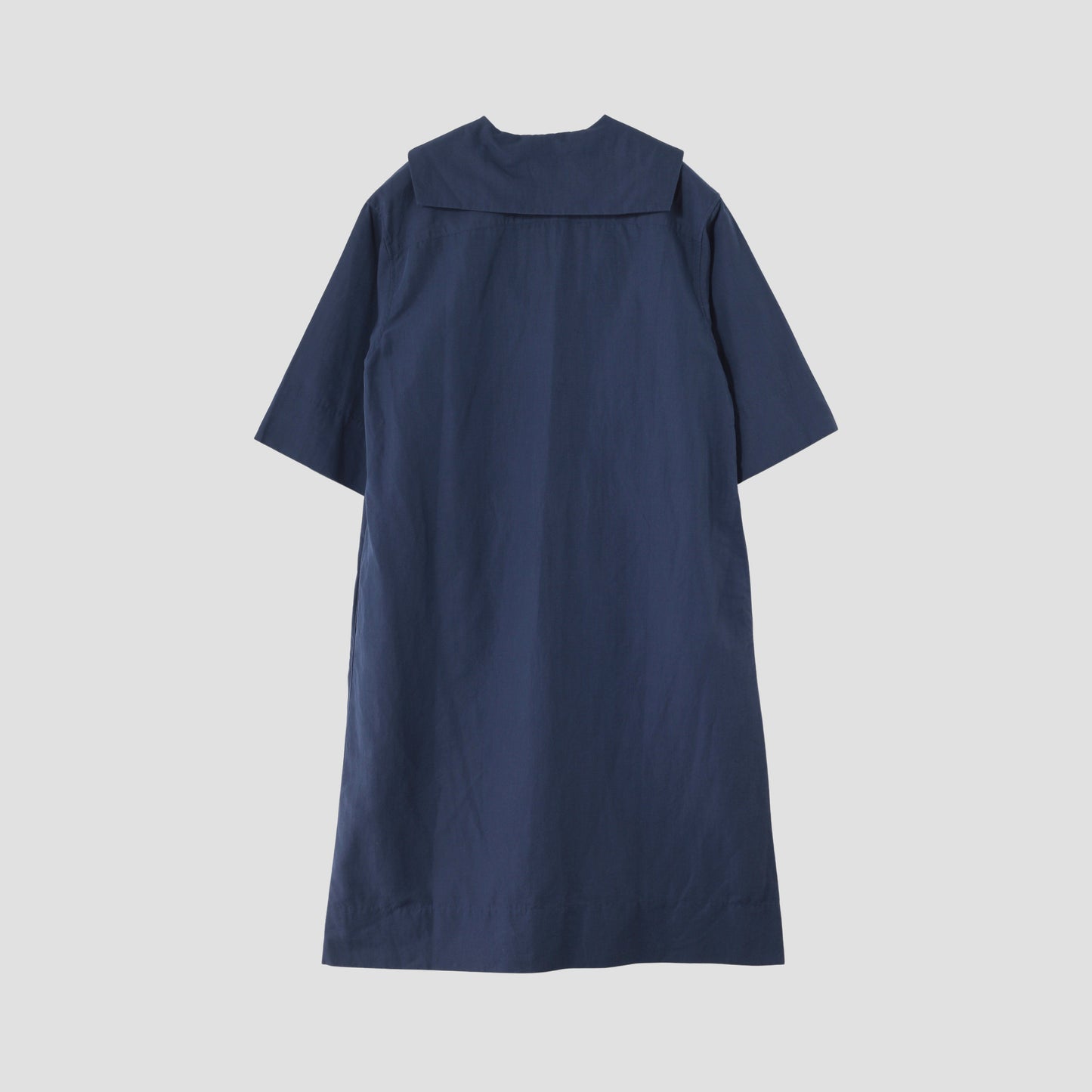LINEN COTTON POPLIN DRESS