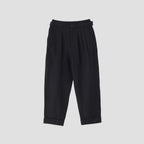 LINEN WOOL TWILL TROUSERS