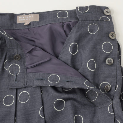 OUTLINE SPOT SILK SKIRT