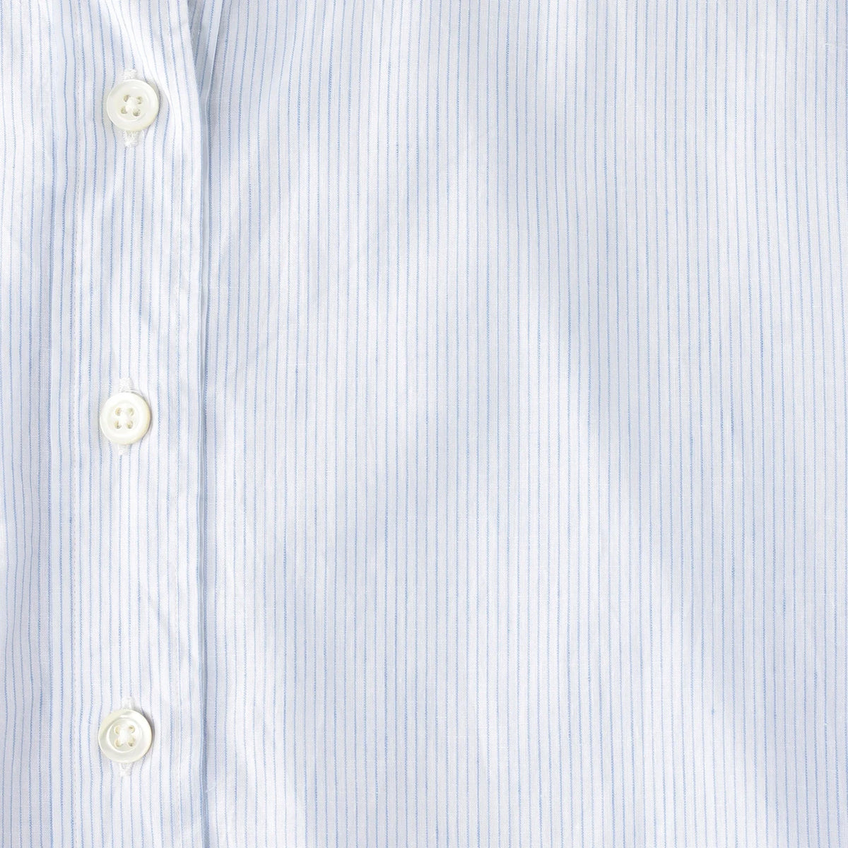 FINE STRIPE COTTON LINEN SHIRT