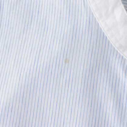 FINE STRIPE COTTON LINEN SHIRT