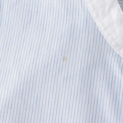 FINE STRIPE COTTON LINEN SHIRT
