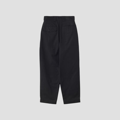 WASHED CHINO COTTON TROUSERS
