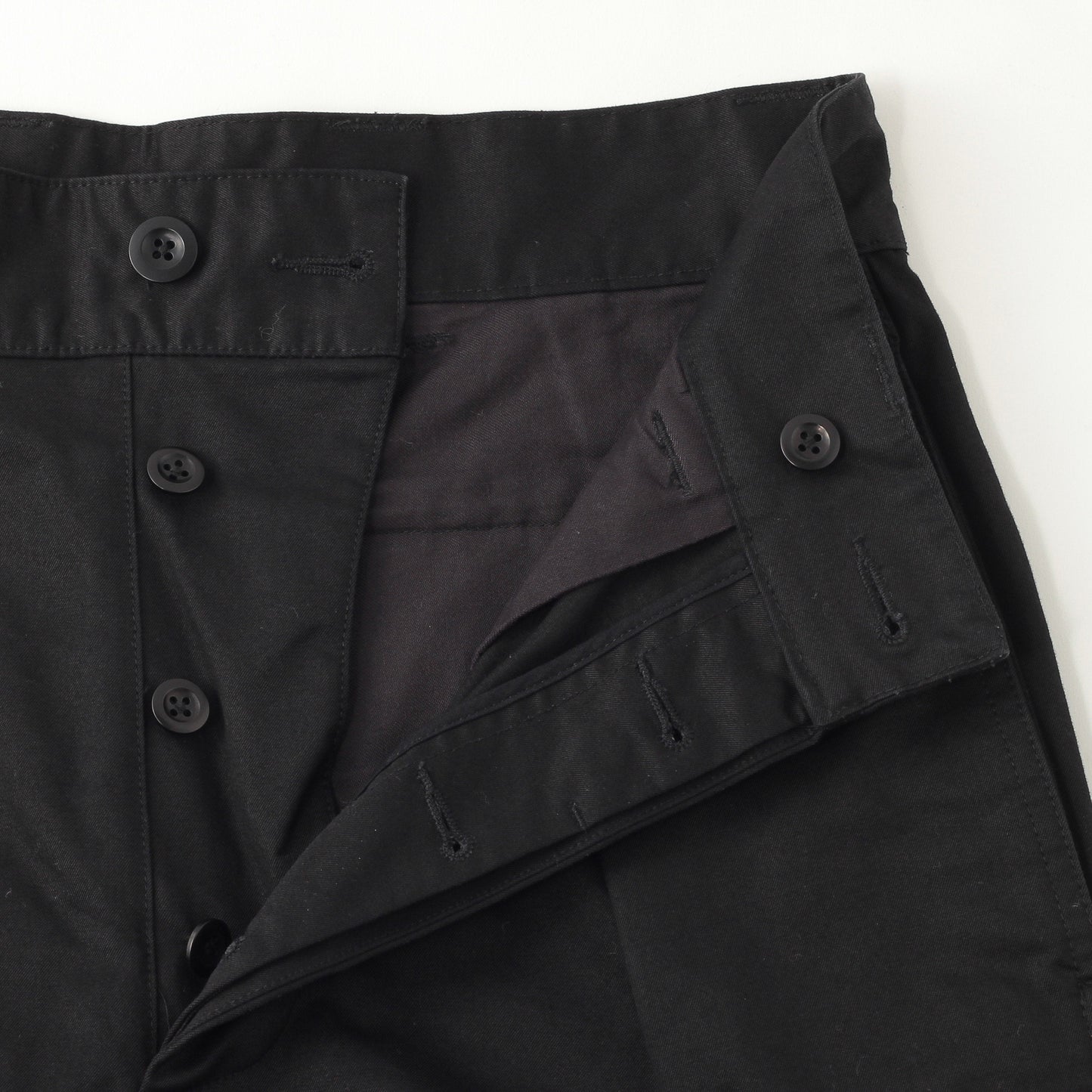 WASHED CHINO COTTON TROUSERS