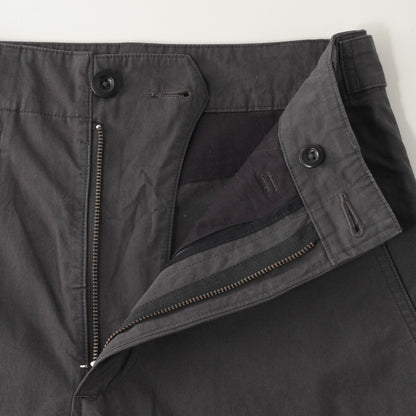 DRY COTTON PLAINWEAVE TROUSERS