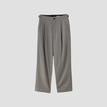 FINE WOOL POPLIN TROUSERS