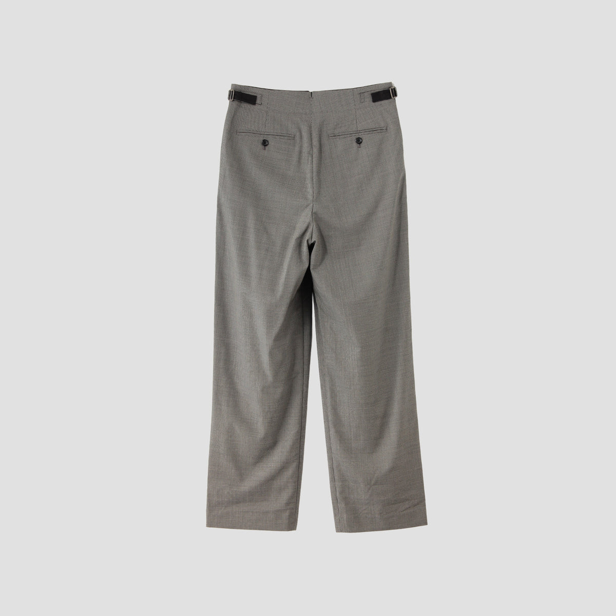 FINE WOOL POPLIN TROUSERS
