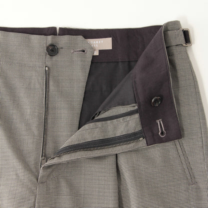 FINE WOOL POPLIN TROUSERS