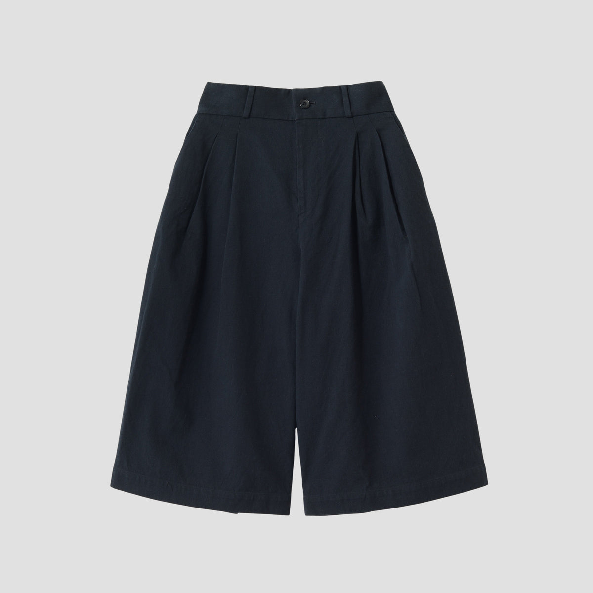 YARN DYE HEAVY COTTON TWILL TROUSERS