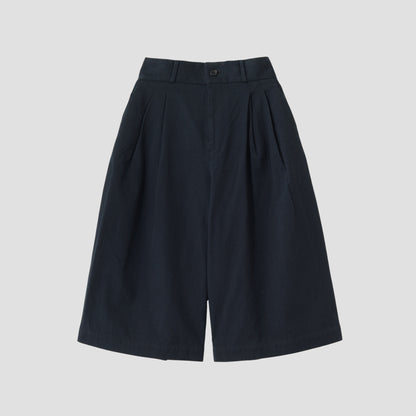YARN DYE HEAVY COTTON TWILL TROUSERS