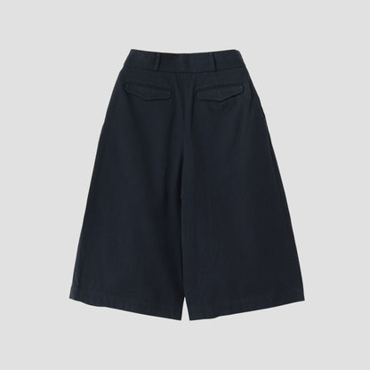 YARN DYE HEAVY COTTON TWILL TROUSERS