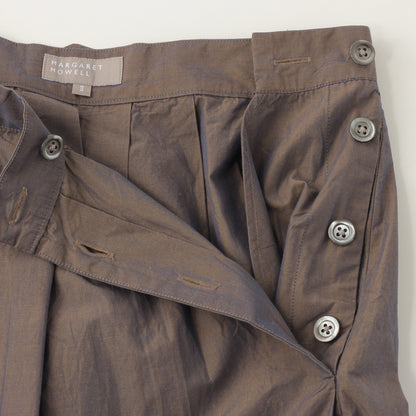 FINE COTTON CHAMBRAY SKIRT