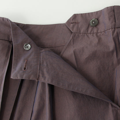FINE COTTON CHAMBRAY SKIRT