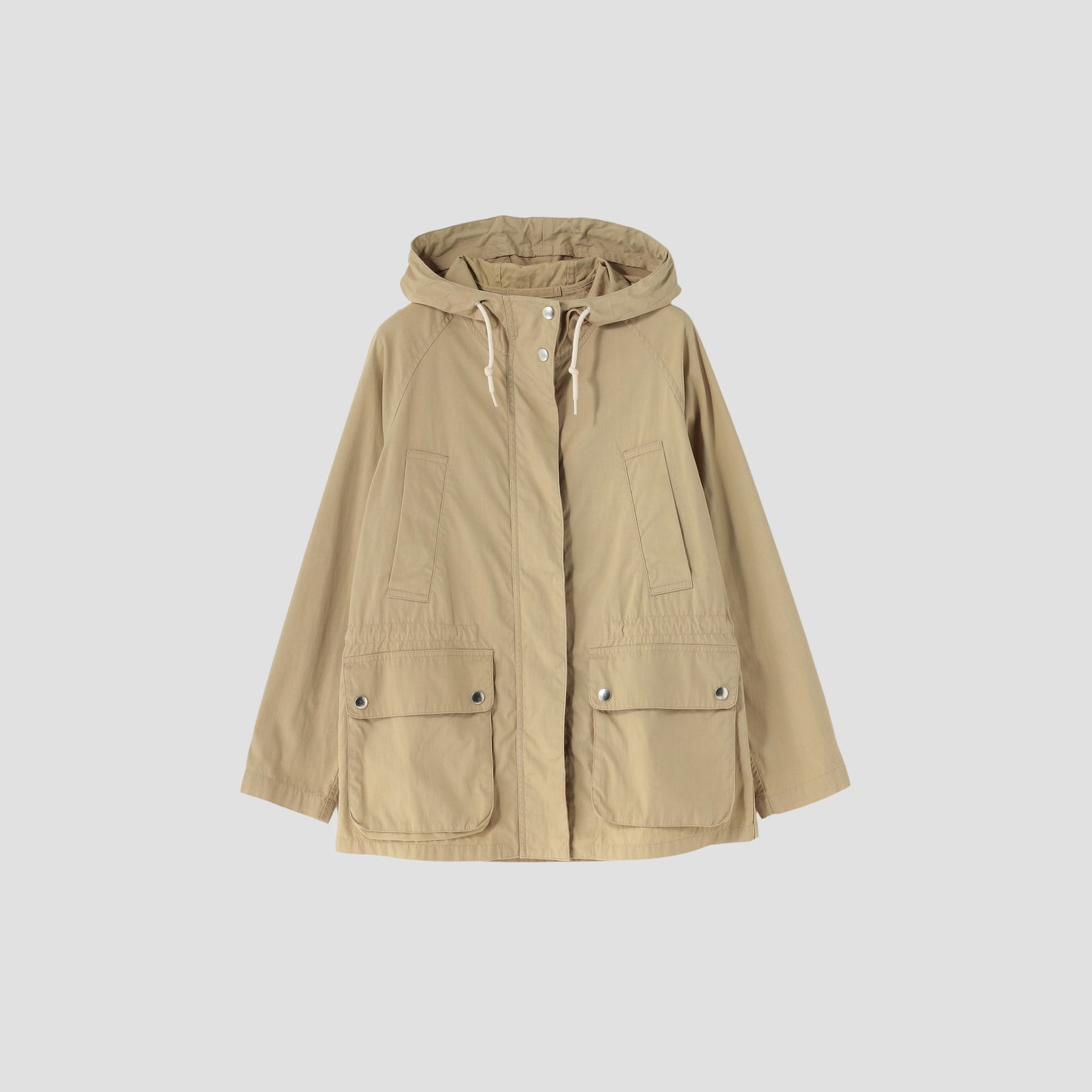 COTTON NYLON CANVAS COAT