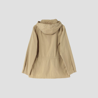 COTTON NYLON CANVAS COAT
