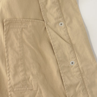 COTTON NYLON CANVAS COAT
