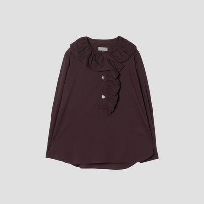PIECE DYED WASHED COTTON SHIRT
