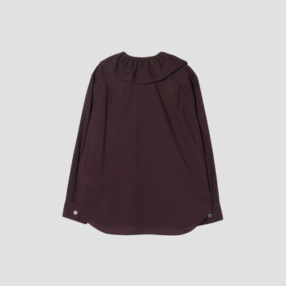 PIECE DYED WASHED COTTON SHIRT