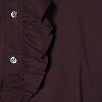 PIECE DYED WASHED COTTON SHIRT