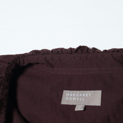 PIECE DYED WASHED COTTON SHIRT