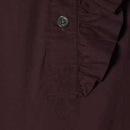 PIECE DYED WASHED COTTON SHIRT