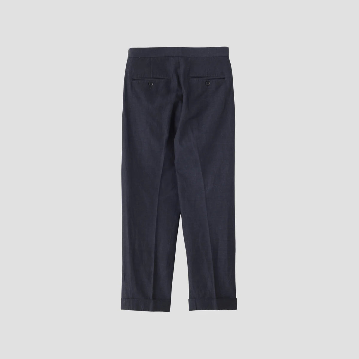 HIGH TWIST COTTON LINEN TROUSERS