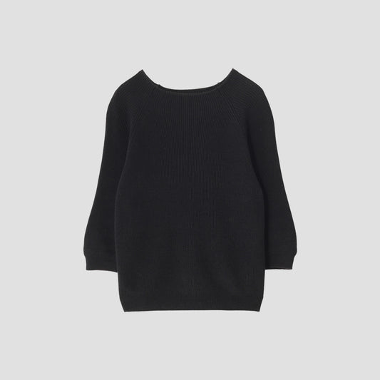 TWISTED LINEN COTTON JUMPER KNIT