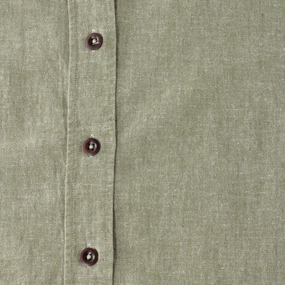COTTON LINEN CHAMBRAY SHIRT