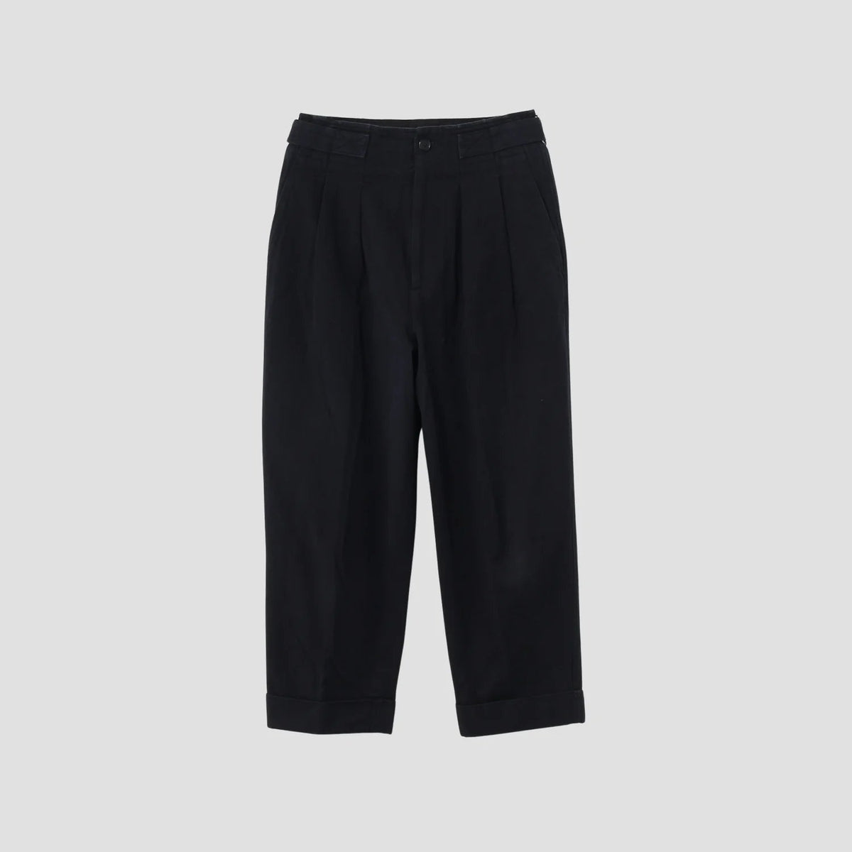 BRUSHED COTTON TWILL TROUSERS