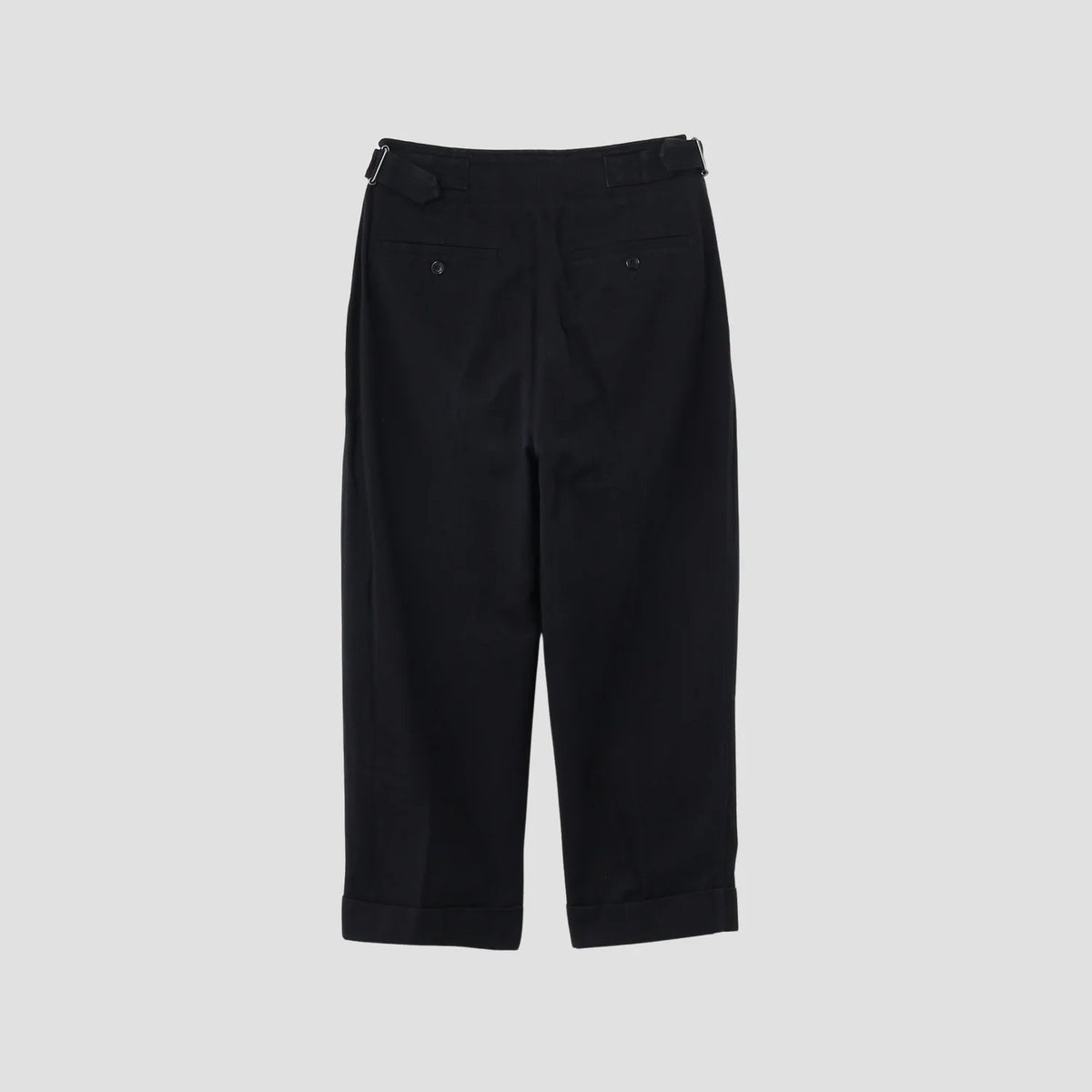 BRUSHED COTTON TWILL TROUSERS
