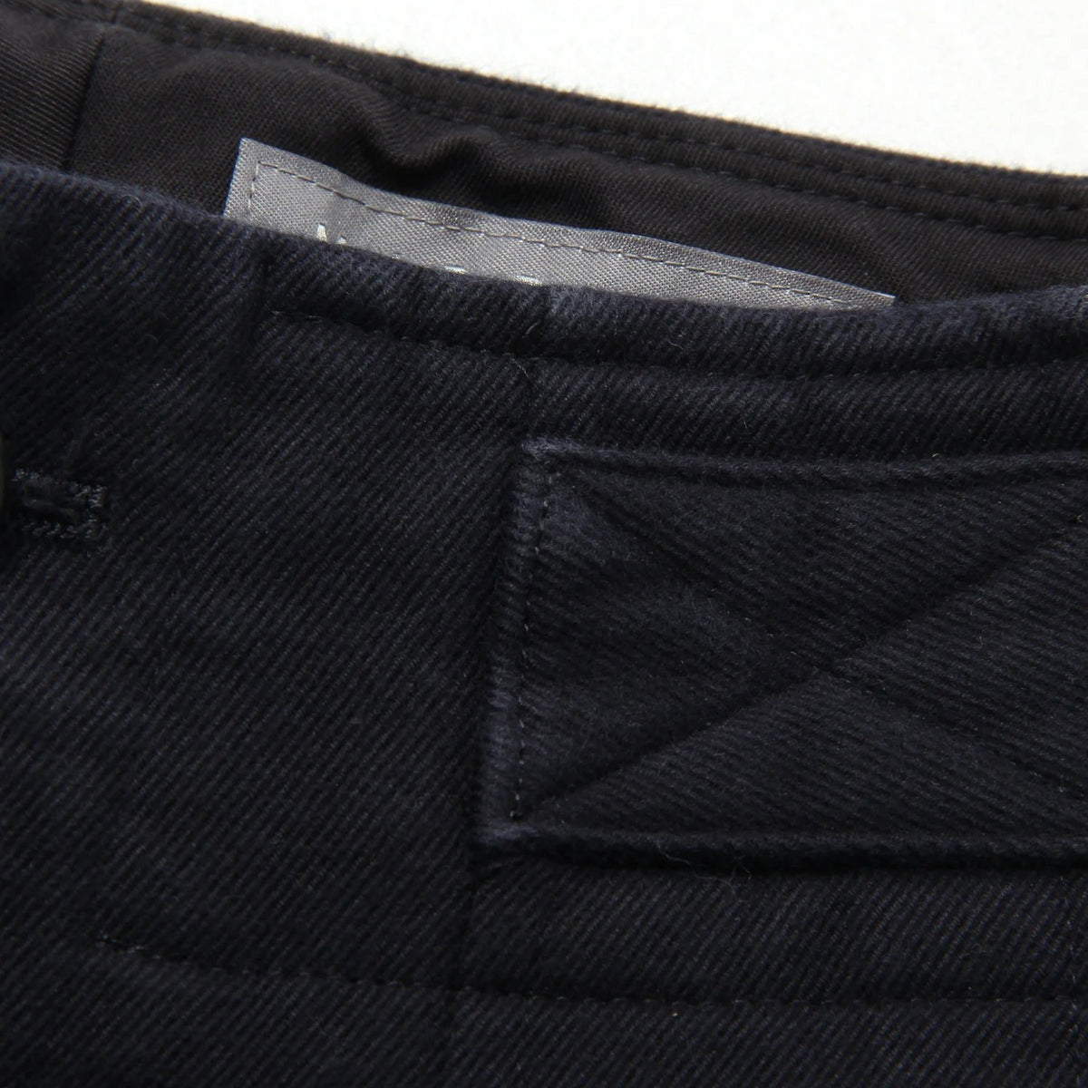 BRUSHED COTTON TWILL TROUSERS