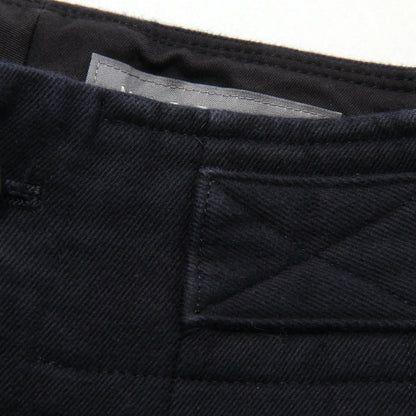 BRUSHED COTTON TWILL TROUSERS