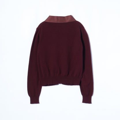 RIBBON CARDIGAN KNIT