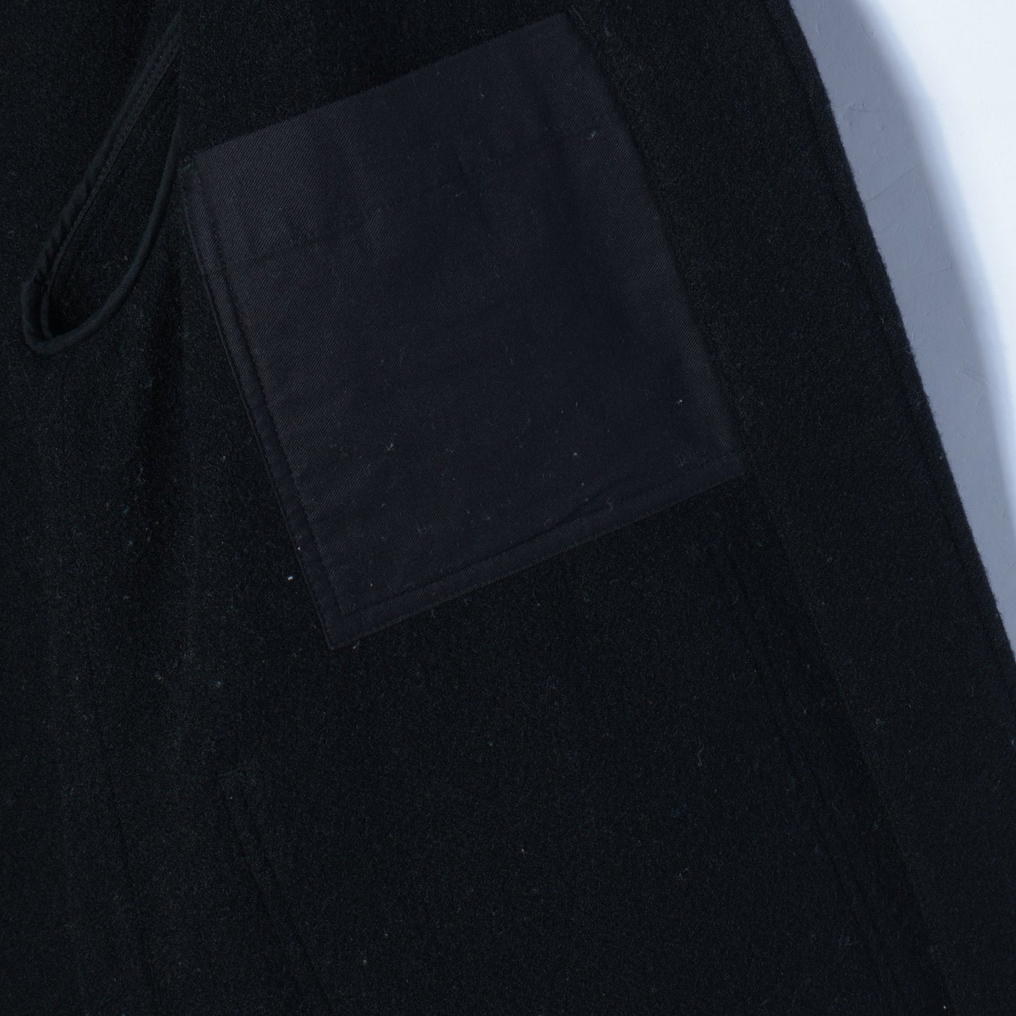 FELTED WOOL TWILL BLOUSON