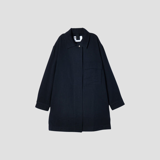 FELTED WOOL SHIRTING BLOUSON