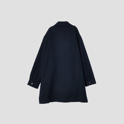 FELTED WOOL SHIRTING BLOUSON