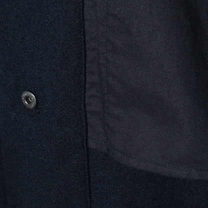 FELTED WOOL SHIRTING BLOUSON